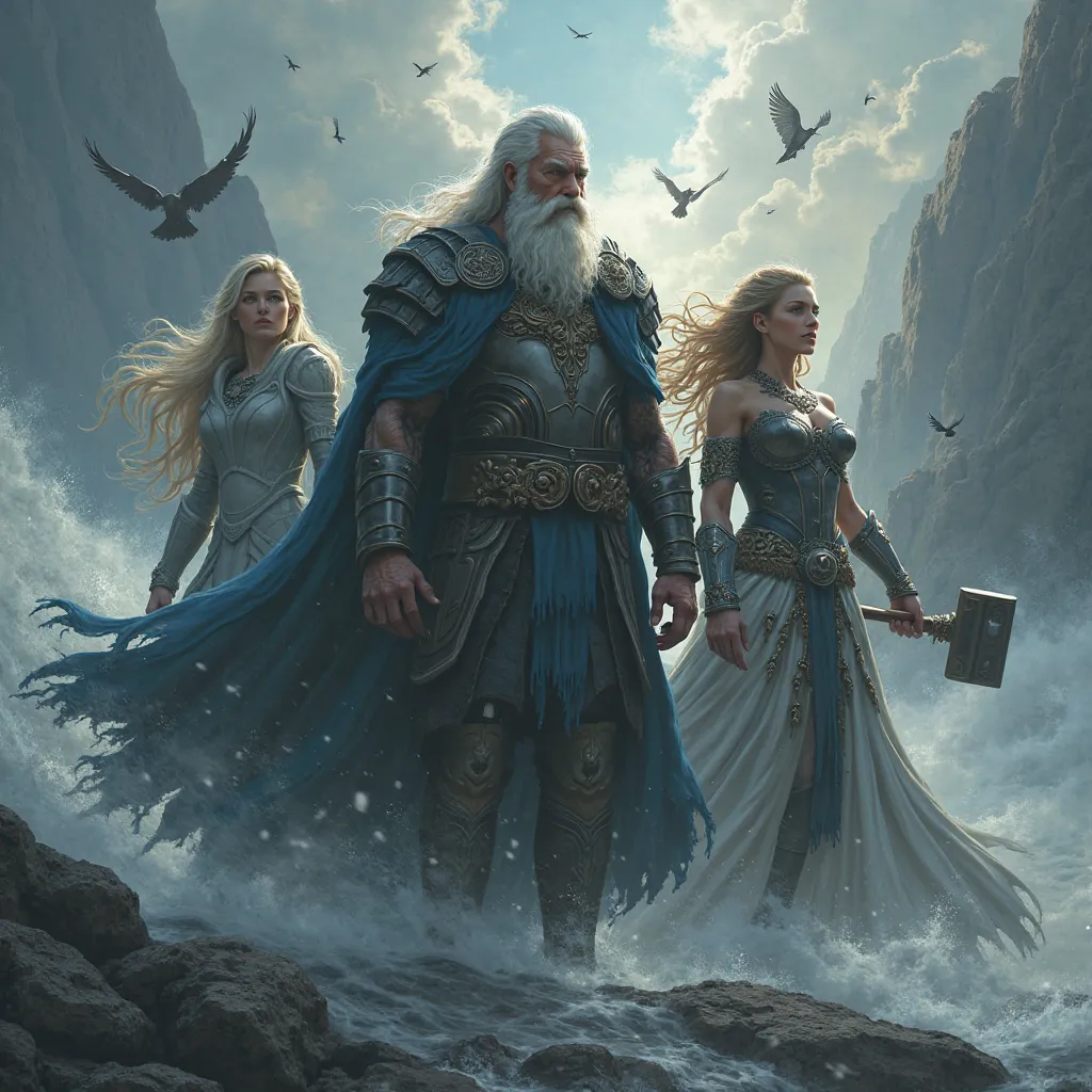 eneath the roaring skies and over the endless seas, the old gods rise - woven from the mist, the storm, and the breath of forgot...