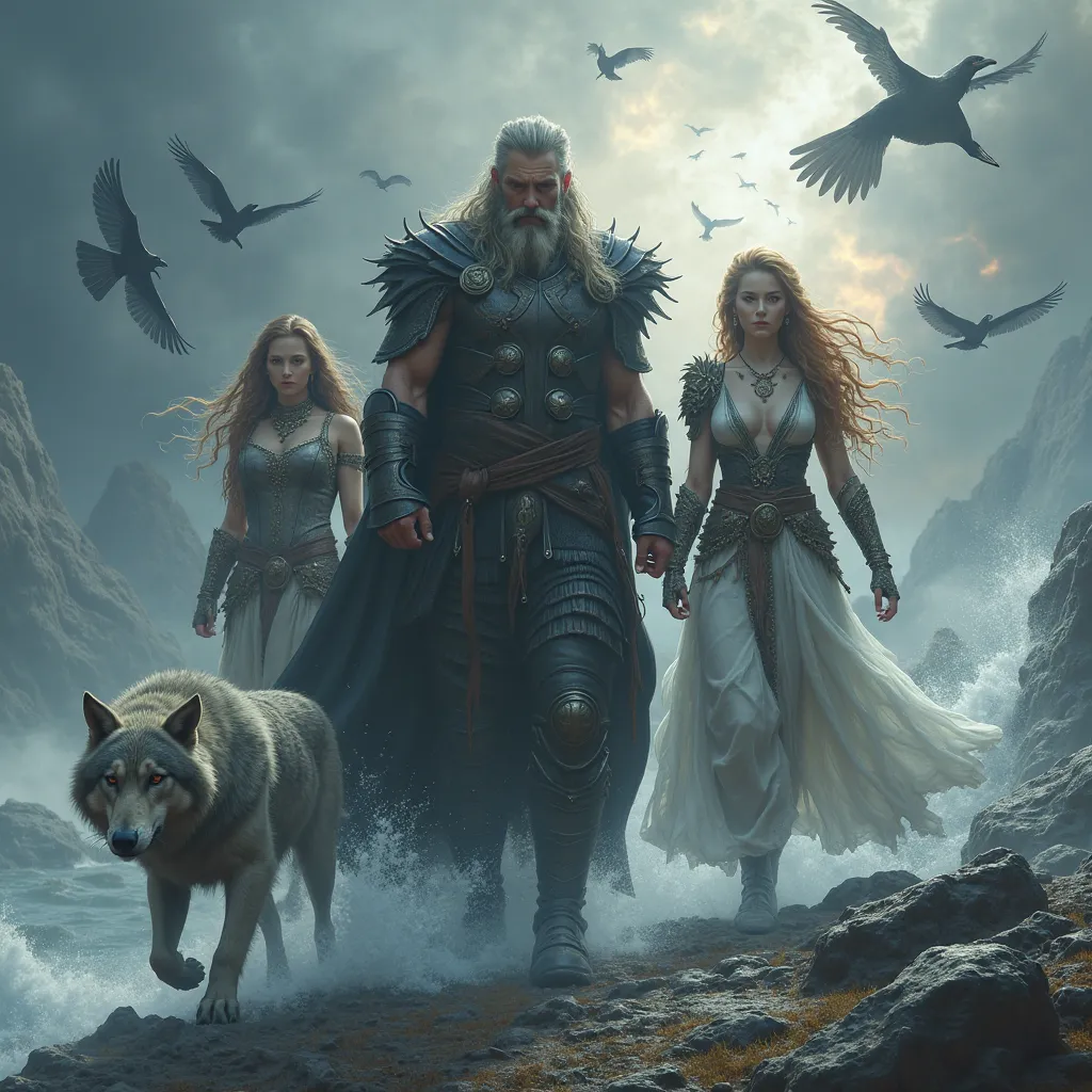 eneath the roaring skies and over the endless seas, the old gods rise - woven from the mist, the storm, and the breath of forgot...