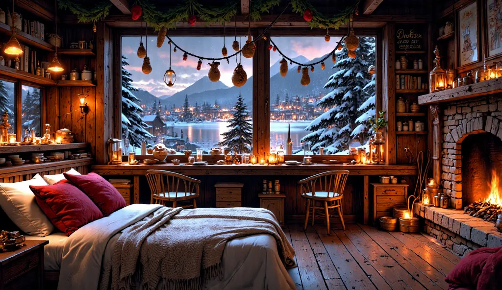 Warm room with a white blanket, with pillows and blankets hugging the pillow , cozy wallpaper, nơi cozy, phòng cozy , cozy envir...