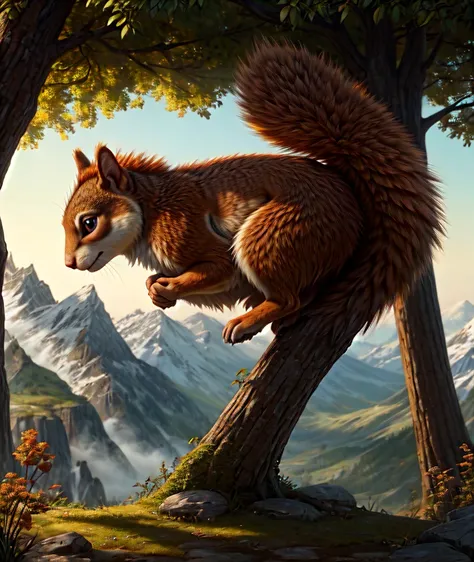 Norse mythology Squirrel Ratatoskr 
