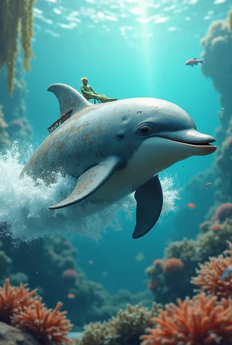 I want a boat with the head of a dolphin