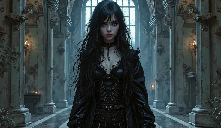 hypertrophiercomic cover variant girl dressed in black clothes, gothic style. Персонаж украшен драгоценностями hypertrophied.in ...