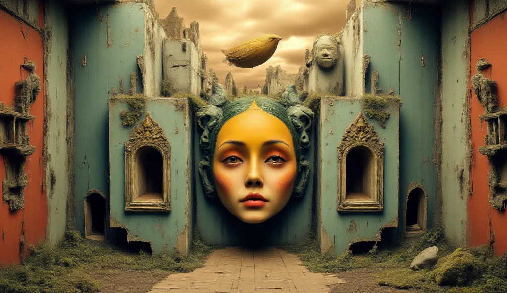 to create scenes that look beyond the scope of the canvas,depth of field measured with millimeter precision,in which reflections...