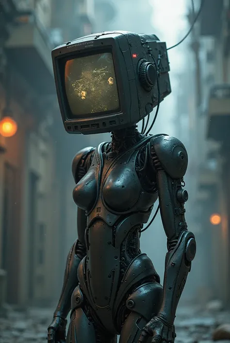 MAN WITH A COMPUTER HEAD