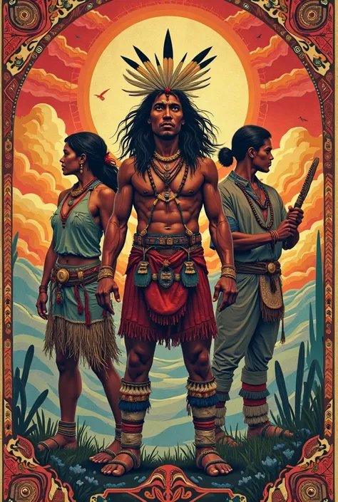 What strategies of resistance did indigenous characters use in their works?? Tell me on a poster this question