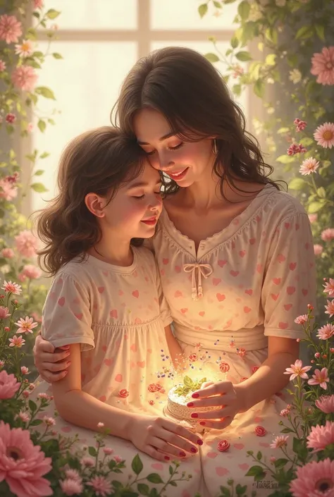 Create a Mother's Day-themed image to serve as a coupon for her to choose what's most convenient for her, carefully Diego!