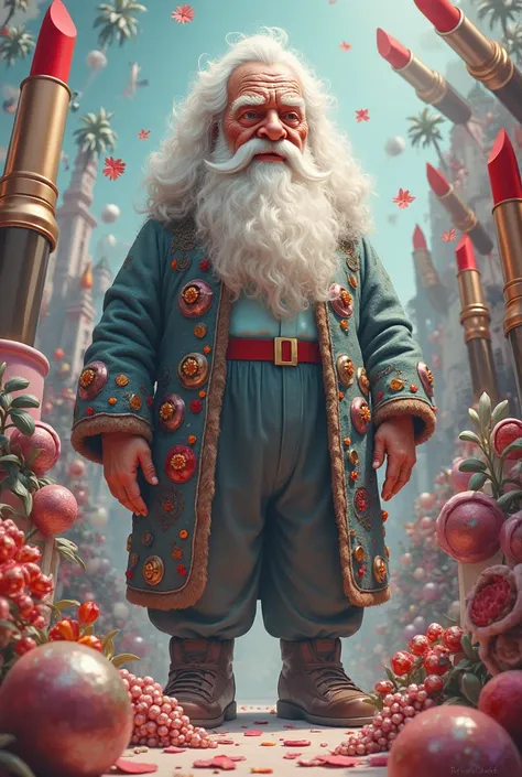 big grandfather in cosmetics