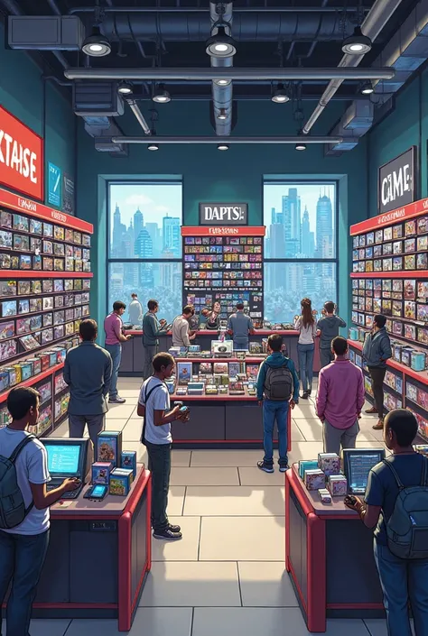 Realistic game store