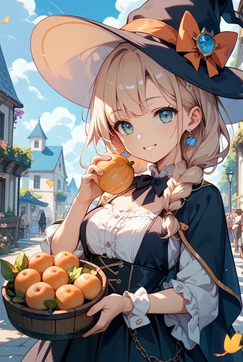high quality、anime style、cute、Little Witch