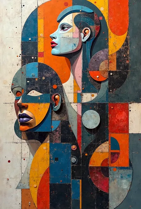 More abstract cubism art