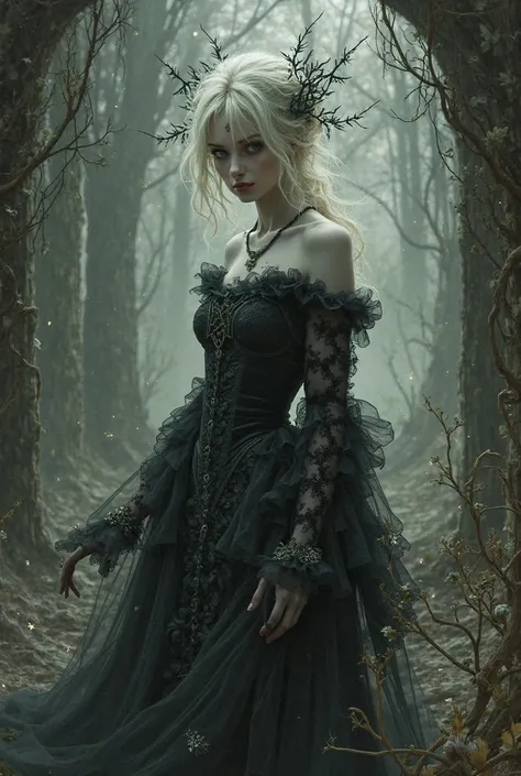 Girly gothic art