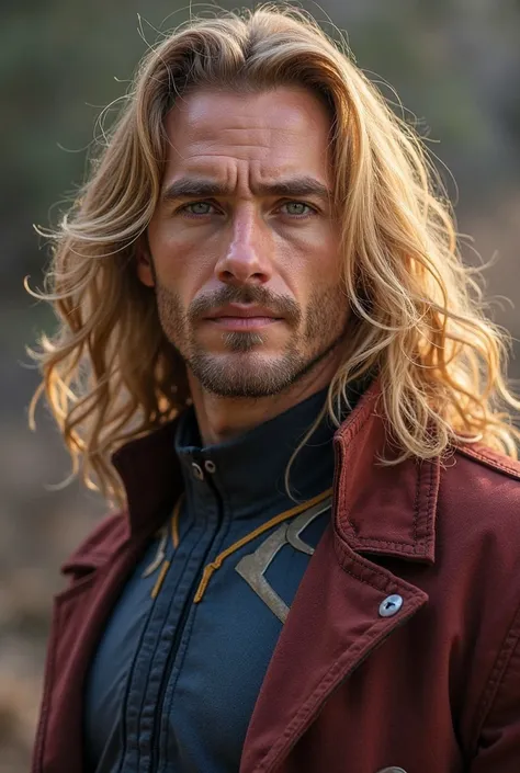 Create images of actor Miguel Bernardeau like the Sentinel, o Sentry, Who is a Marvel character. It must be the strong superhero...