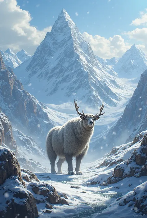 Animal in the mountains