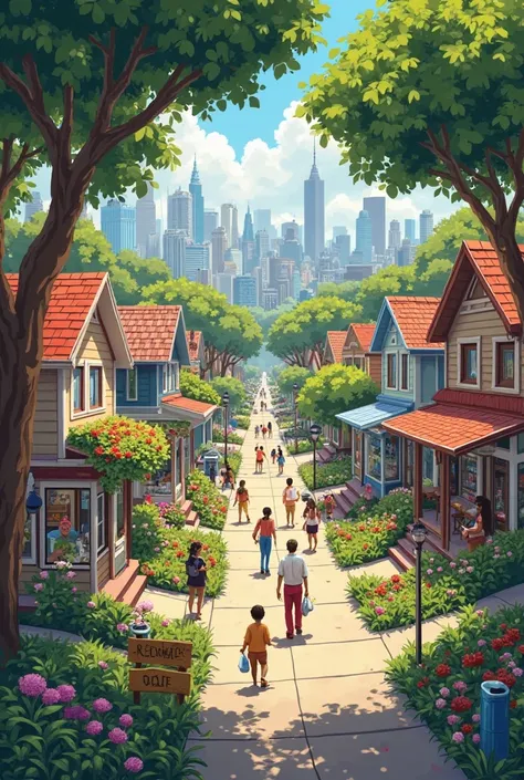 Create a neighborhood.