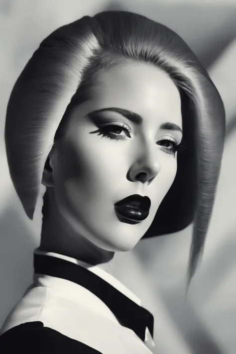 surreal collage - high contrast:1.4/weird collage/ Sensual Style /erotic/ Simple Art /「Next Future」black/Punk Rock Image/Max Mas...