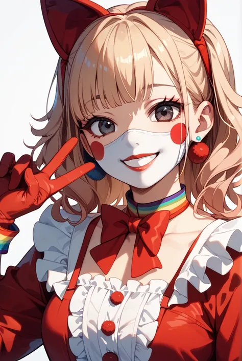 mask、smile、Clown、 dark eyes、The Foxy