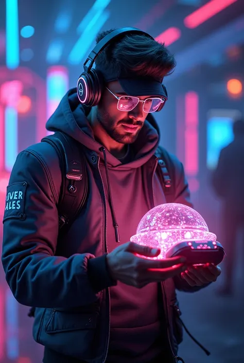 Crie pra mim uma thumbnail sobre melhorar o ping no fortnite usando gear up booster