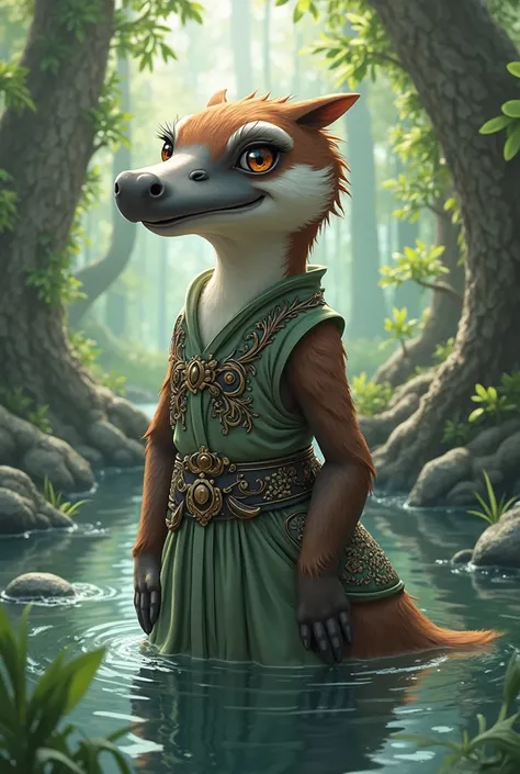 sexy,furry,character,anime,platypus,swamp,human,clothes,