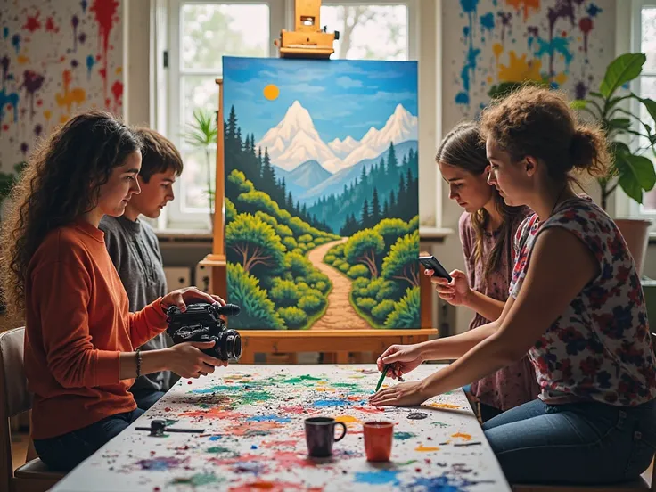 Imagine a group of young people with different physical disabilities taking an audiovisual production and art workshop where the...