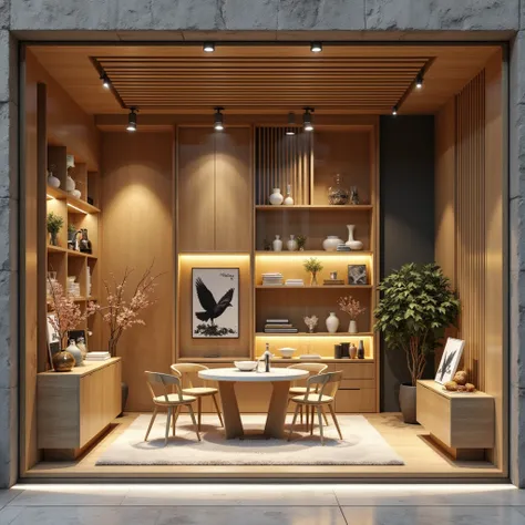 mini store,1:1 reduction ratio,45 degree viewing angle