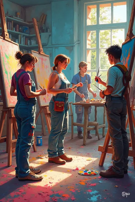 Trabajos de pintura