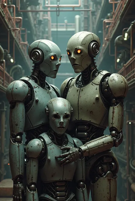 A group of trapped robots