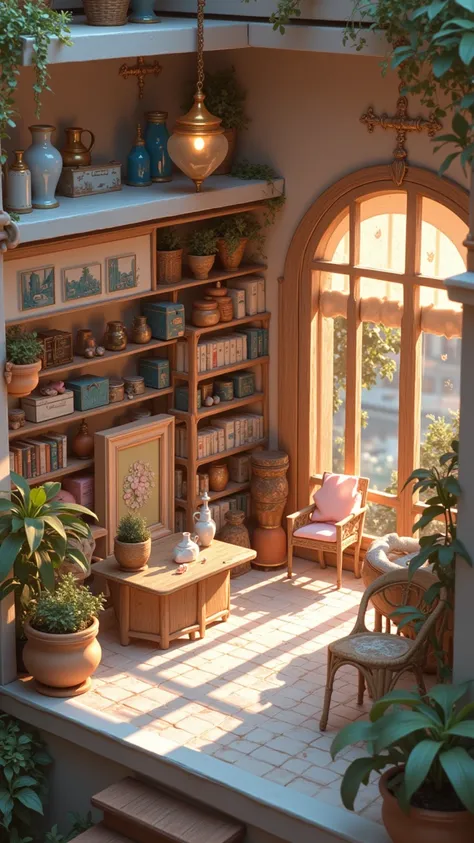 Tiny Miniature Shop, Dream Shop Designs, Precise Miniature Objects, Fine Decorations and Furnishings, realistic texture, Artifi...