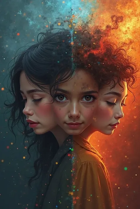 Would you give me an image of the three characters: Happiness, sadness and fury from the movie intensely