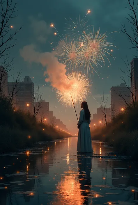 The city will split into myriads of mirrors,
Firecrackers of hearts are torn in love fires,
Wall by wall, Soul, longing for my s...