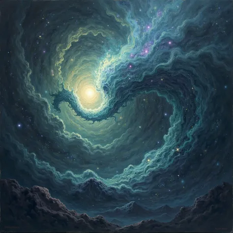 primitive atmosphere in space
