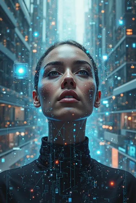 Generate an impactful image of communication technology