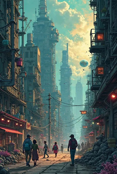 Dystopia and Utopia comic
