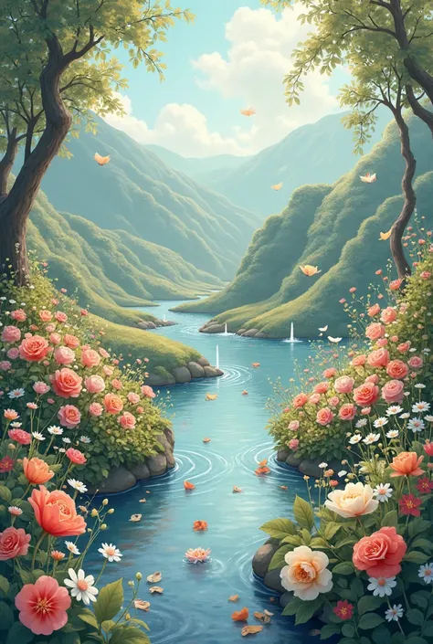 No image of a person , choose something like a flower or a landscape and delicate fountains and a cleaner whole