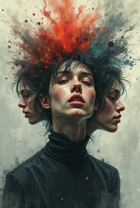 I would like to create a ager who is in different states of chaos, happiness, sadness and anger