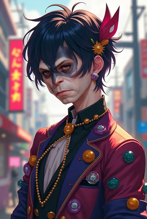 anime, a beautiful man, harajuku fashion, fun
