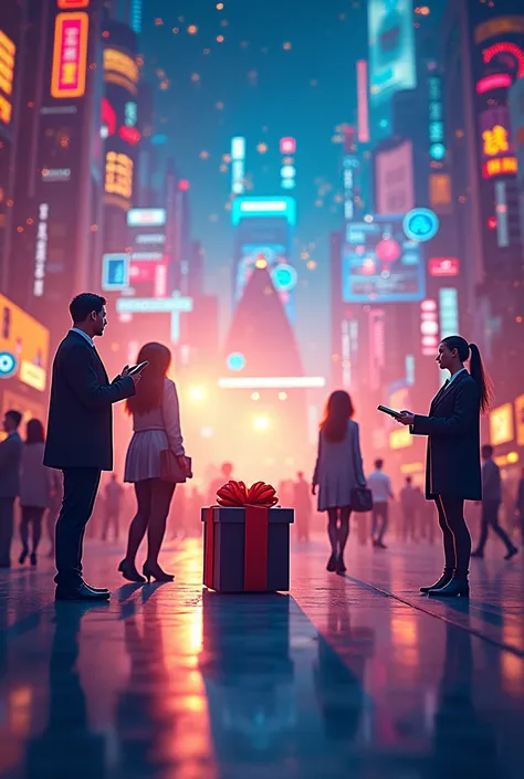 Advertising pictures and gifts for advertising an advertising company