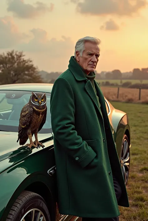 Bentley – Adrian Hallmark

A regal English countryside at dawn. Adrian Hallmark in a deep green overcoat leans against a Contine...