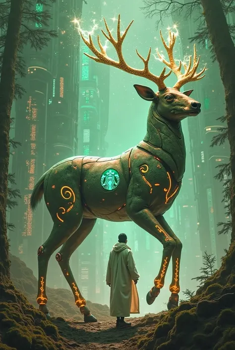 Starbucks – Laxman Narasimhan
A serene but ultra-futuristic forest-city filled with giant green glass towers shaped like cups, ...