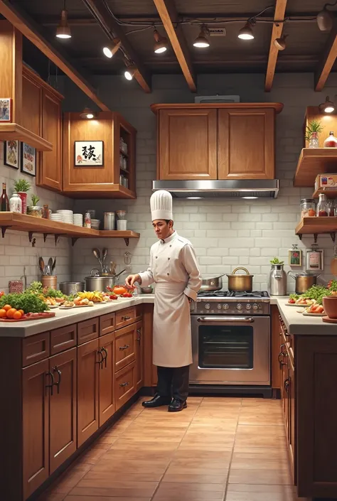 Make a game kitchen and make it realistic