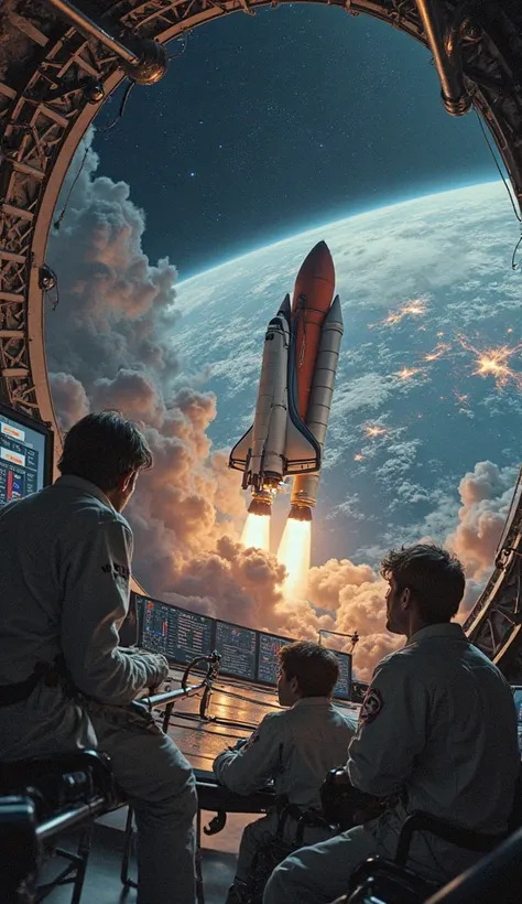 Historical footage of NASA's space missions
