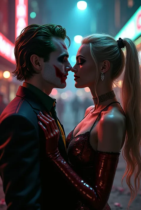 Romantic love triangle between Joker, Harley Quinn, and Punchline (joker new girlfriend)