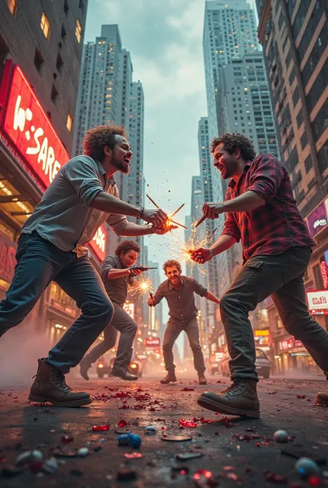 Workaholics cast vs silicon valley cast in a bloody battle