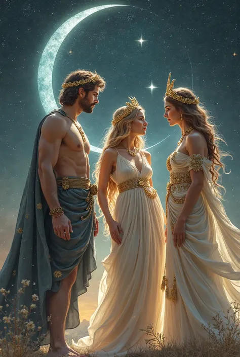 Apollo face time with Artemis and Persephone