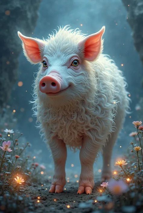 It can create an image of an unsensed swine