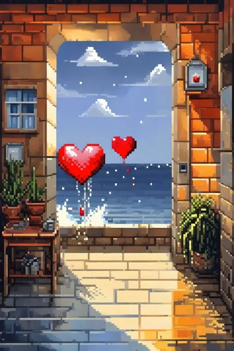 love surrealism art pixel