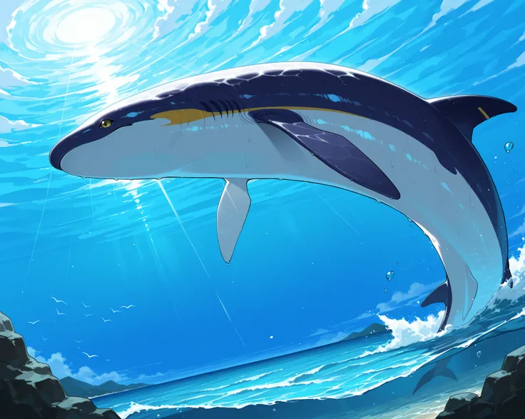 score_9, score_8_up, score_7_up, Source_Anime,
star銆匴hales swimming in the large ocean, star鏈堝