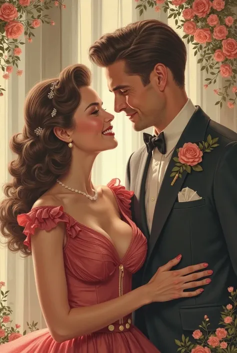 The most beautiful couples of the 1950s in the romantic of the most dated and vintage vintagestyle retro pinup creatorsearchinsi...