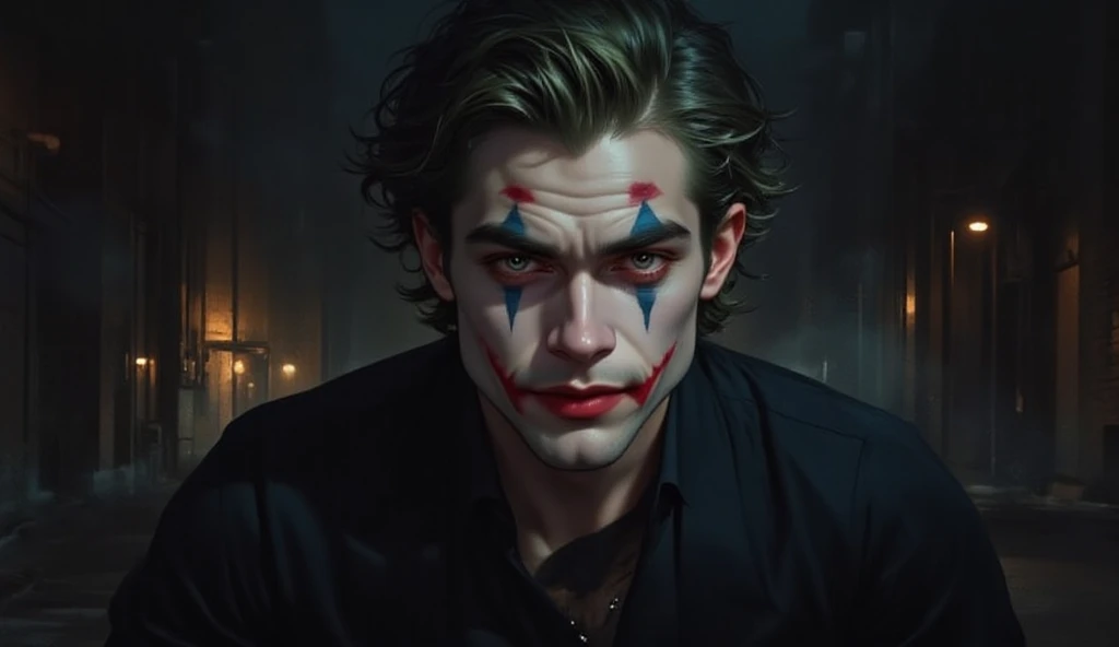 Make a good-looking joker who grows sexy