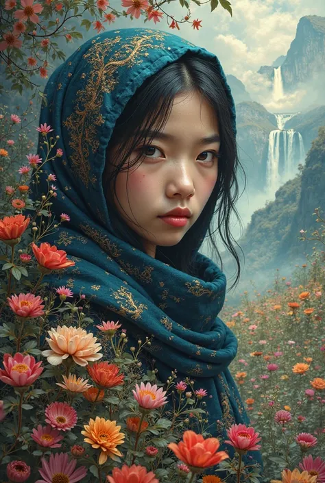 Can you generate a very creative wallpaper for my phone in English French Italian German