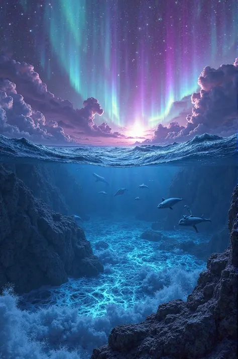 Infinite Ocean
A sea so vast that it seems to have no end, with waves that reach hundreds of meters high. No horizonte, colossal...